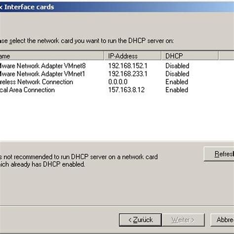 dhcp server freeware